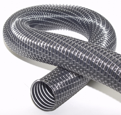 Click to enlarge - Highly flexible PVC hose used on vacuum cleaners. Can be used on a variety of applications and has an attractive cosmetic finish.